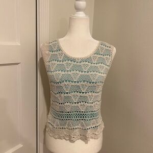Sigrid Olsen Hand Knit Tank Top